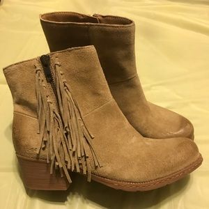 B.O.C Women’s Elise Taupe Suede Ankle Boots